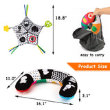 Kipi Kids Baby Tummy Time High Contrast Pillow Toy